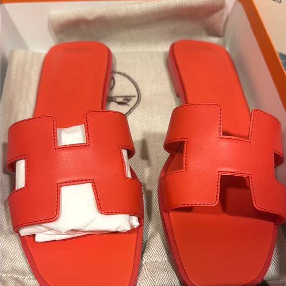 HERMES BRAND NEW ORAN SANDALS SIZE 39 - Picture 6 of 6